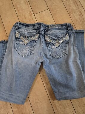 Miss Me Embellished Light Blue Women's Jeans